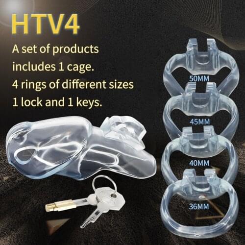 HT V4 Chastity Device Cock Cage Accessories Binding Loop Ring for Penis Ring Bondage Belt Fetish Adult Sex Toys