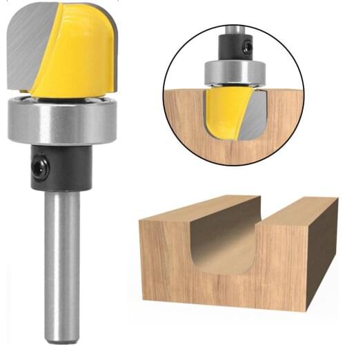 1/4inch/6mm Shank Solid Milling Cutter Woodworking Router Bit Carpentry Tool Router Bit great for grooving in many workpieces