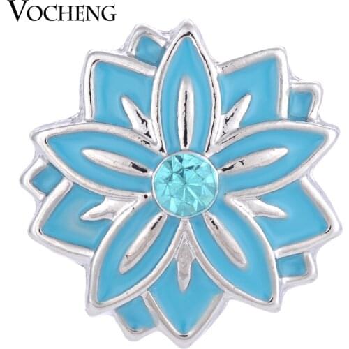 Vocheng Snap Charms 3 Colors Hand Painted 18mm Charms Jewelry Vn-1325