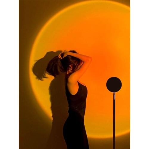 Sunset Projection Lamp Bedroom Projection Sun Never Set Atmosphere Floor Table Lamp