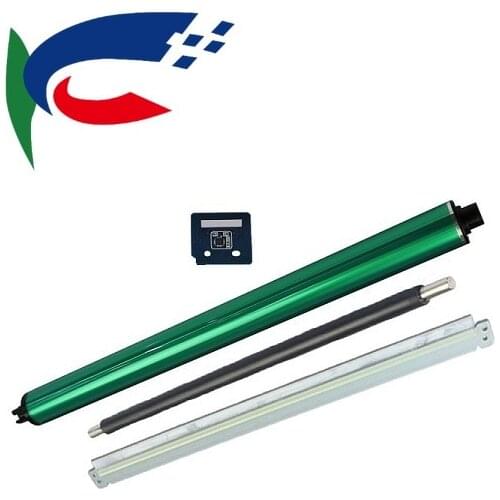 1Set PCR Charge Roller + Drum Chip 013R00662 + Drum blade + OPC Drum For Xerox 7525 7530 7545 7556 7830 7835 7845 7855 Drum kit