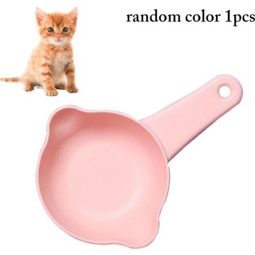 1pc Plastic Pet Food Scoop Lemon Shape Creative Pet Food Spoon Cat Food Shovel Pet Feeding Supplies Pet Accessories Random Color