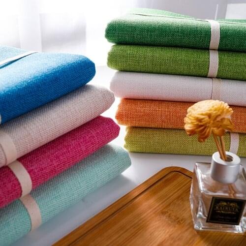 1.8 Width Thick Linen Drapery Fabric for Curtains Cushion Tablecloths Luggage Sofa Per Half Meter