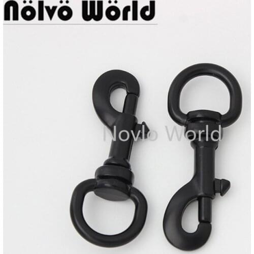 10-50 pieces Dark black 57*15mm 5/8" Metal Creative Key Chain Clasp Clips Waist Hang Buckle DIY Purse Chains Snap Hooks