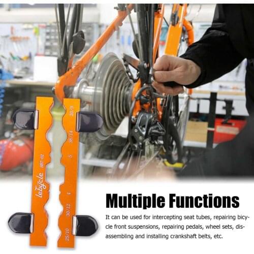 128mm Bicycle Vise Aluminum Alloy Bicycle Front Fork Hub MTB Bike Vise Clamp Shock Absorbers Repair Clamps Cycling Accessories