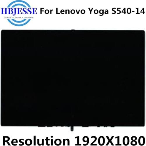 14'' For Lenovo Yoga S540-14IWL S540-14 5D10S39582 FHD 1920X1080 LCD Display with Touch Screen assembly