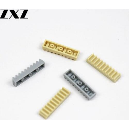 20pcs/lot Self-locking Bricks Accessory Gear Rack z10 Technical Part 3743 Gear Rack 1 x 4