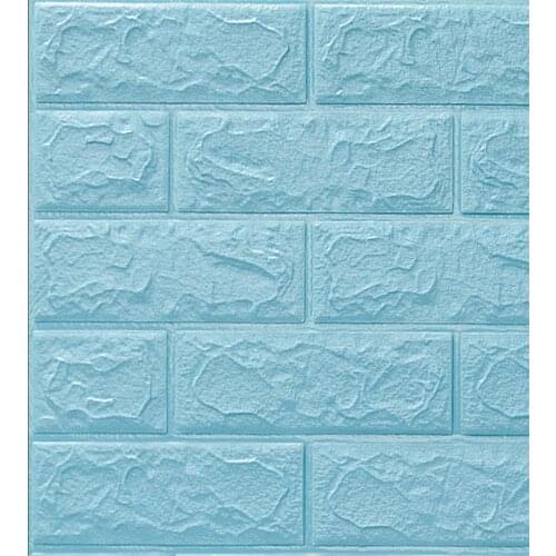 3D Brick Wallpaper for Home Anti-collision Self-adhesive 3D Brick Wallpaper