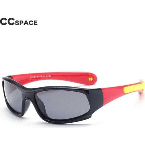 49290 Children Polarized Sport Sunglasses Goggle Silicone Frame Adjustable Size Fashion Shades UV400 Vintage Glasses