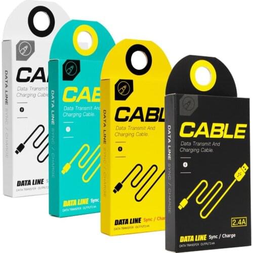 500pcs/lot Wholesale Retail PVC box Package Universal packaging BOX fit for USB Data Cable Cord for Samsung iphone 130*75*18mm