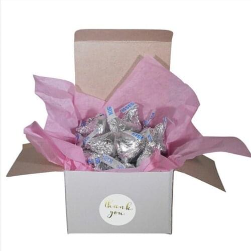 5000pcs Roll hot gold silver thank you baking sticker label scrapbooking christmas sticke decoration Stationery Sticker