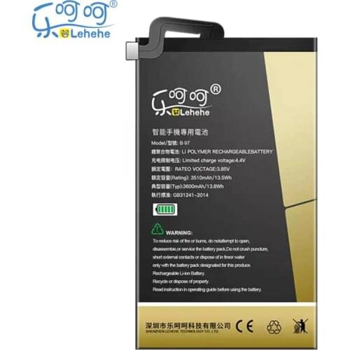 New LEHEHE B-97 Battery for VIVO Xplay 5 Xplay 5 Flagship Edition 3600mAh Smartphone Replacement Batteries with Tools Gifts
