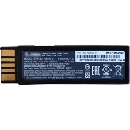 2200mAh battery for Zebra DS3600,DS3678,EVM,LI3600,LI3678,LS3600,LS3678 82-166537-01,BTRY-36IAB0E-00