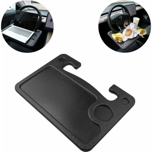Car Multifunctional Steering Wheel Table Eating Desk Notebook Plate for Tesla Model 3 X S Y