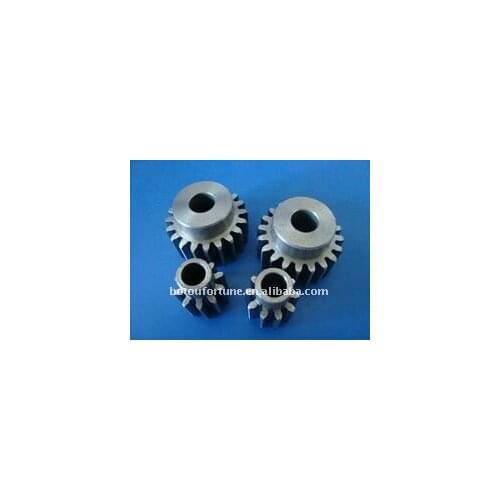 C45 steel 1.0M spur gear 20teeth,15teeth and rack 15x15x1000 and PA66 cable drag chain50x25 for CNC machine
