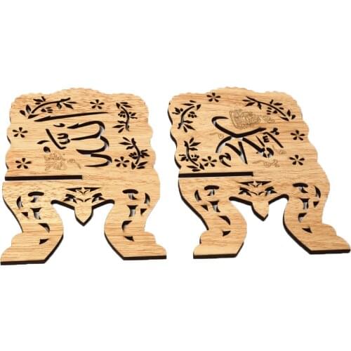 Wooden Book Holder Stand Book Display Rack Case Tabletop Holder Antique