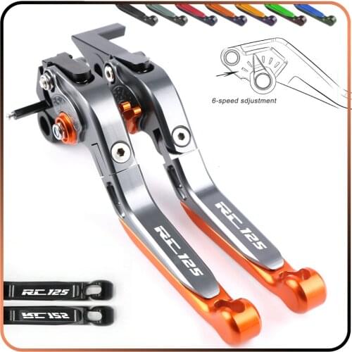 For RC125 2011 2012 2013 2014 2015 2016 2017 2018 2019 Motorcycle Adjustable Extendable Foldable Brake Clutch Levers RC125