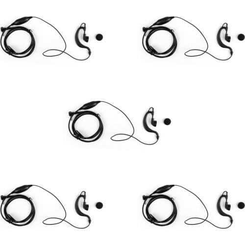 Artudatech 3.5 For Yaesu VX1R VX2R FT60R Vertex VX 168 3.5mm G-Shape Earpiece Headset Mic