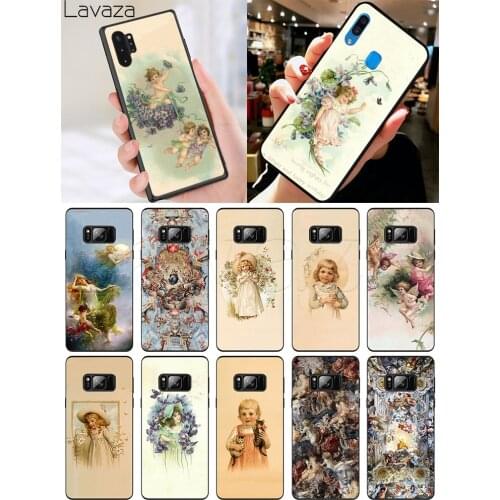 Lavaza Renaissance angels Soft Silicone Case for Samsung S6 S7 Edge S8 S9 S10 Note 8 9 10 Plus