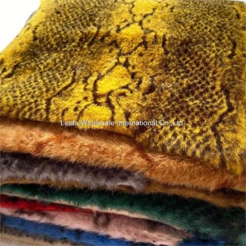 Ｎew printed rabbit fur,faux fur fabric,Clothing, toys plush materials,Sewing accessories