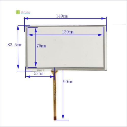 Wholesale for AVIC-F940BT resistance screen for GPS CAR this is compatible for Car Rideo