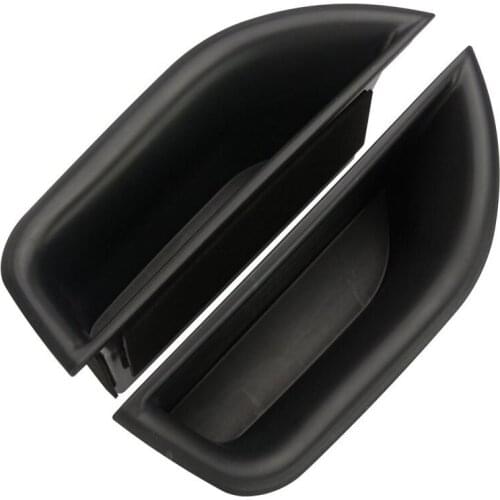 BBQ@FUKA 2pcs/pair Interior Front Door Armrest Holder Storage Box Fit For E Class E200/250/260L/300/350 2011-2015 Car Styling