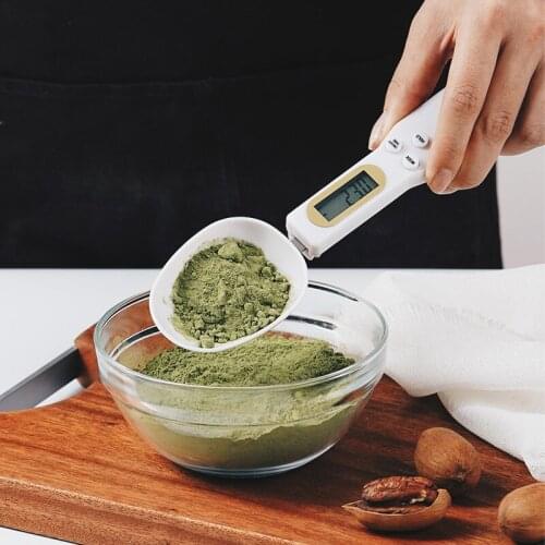 Portable LCD Digital Spoon Scale Electronic Cooking Food Weight Measuring Spoon 300g/0.1g Weight Volumn Food Weighing Scale