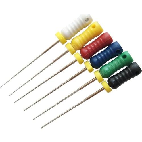 Hand Use Dental H-Files 21mm Root Canal Cleaning H Files #15-40 Stainless Steel Dental files Dental Endodontic Instrument