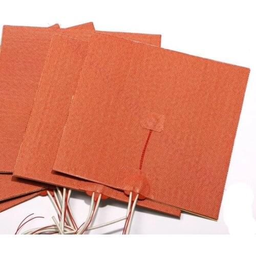 Silicone Heater Pad Bed 300X300mm 750W@220V/110V /24V Heated Bed,Build Plate for HyperCube Evolution 3D Printer