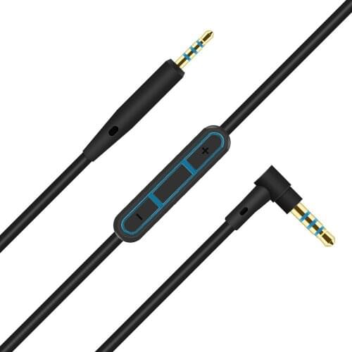 Replacement Audio Cable Extension Cord With Volume Control for Bose QC25 QC35 Quiet Comfort QuietComfort QC 25 35 700 Headphones