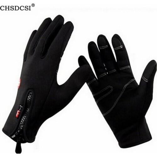 CHSDCSI 2020 Windproof luvas de inverno Tactical Mittens for Men Women Warm gloves tacticos fitness luva winter guantes moto