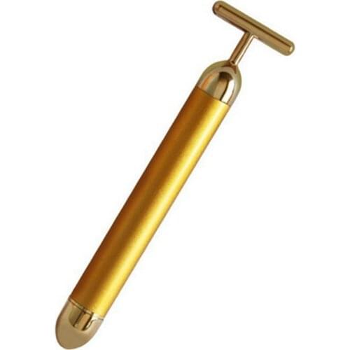 Waterproof Slimming Electric Beauty Bar Golden Face Massage Roller Care Vibration Facial Massage