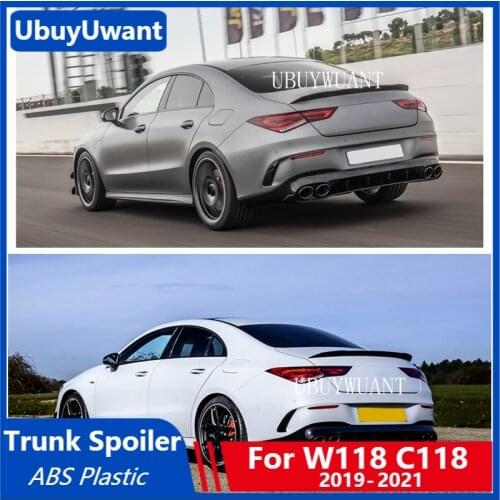 Rear Trunk Spoiler For Mercedes W118 C118 Spoiler CLA35 CLA180 CLA200 CLA250 CLA45 AMG Line 2019-2021 Car Tail Wing Decoration