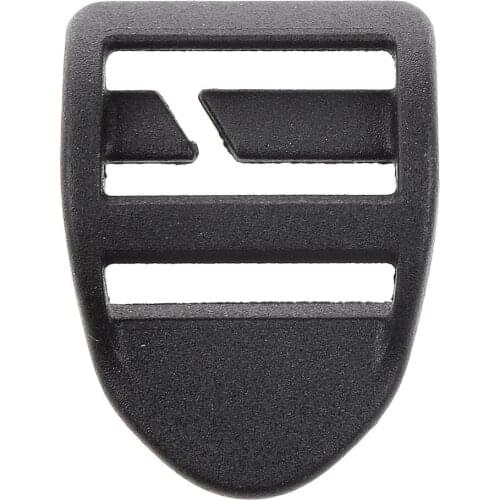 1pcs Quick Slide Buckle For Webbing Strap 20MM Camping Backpack Bag Black