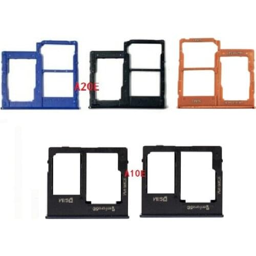 10PCS For Samsung Galaxy A10E A20E A202 A202F A202DS Sim Card Slot Tray Holder Sim Card Reader Socket
