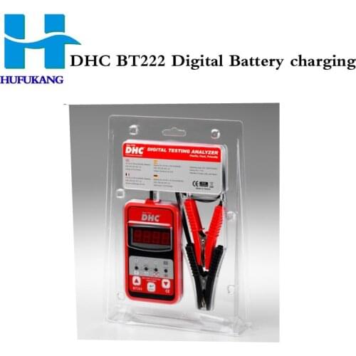 2pcs/lot Original DHC BT222 Digital Battery charging starting System Analyzer with fast shipping