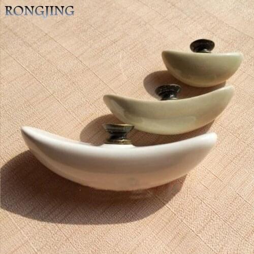 3pcs Ceramic Kids Cabinet Drawer Knobs Cupboard Handles Kitchen Cabinet Knob Closet Furniture Door Pulls For Dresser Wardrobe