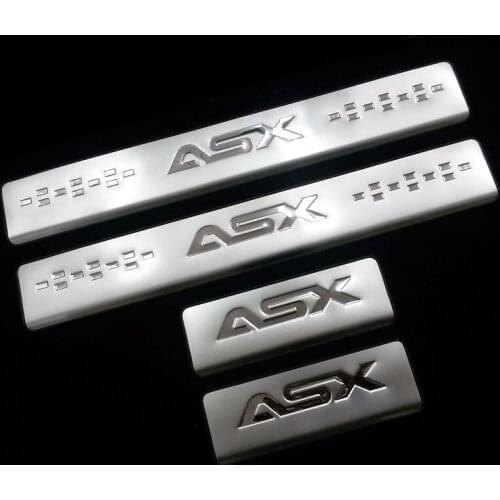 For Mitsubishi 2011 2012 2013 2014 2015 ASX Stainless Steel Scuff Plate Door Sill Welcome Pedal Car-Styling Accessories 4pcs/set