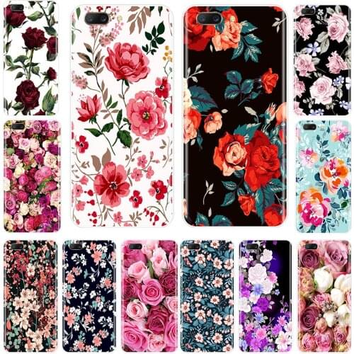 For One Plus 3 3T 5 5T 6 6T Case Silicone Colorful Flowers Pattern Back Cover For OnePlus 6 6T 5 5T 3 3T Phone Case