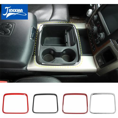 MOPAI ABS Car Central Storage Box Compartment Decorative Frame Cover Stickers for Dodge RAM 1500 2010-2017 Interior Accessories