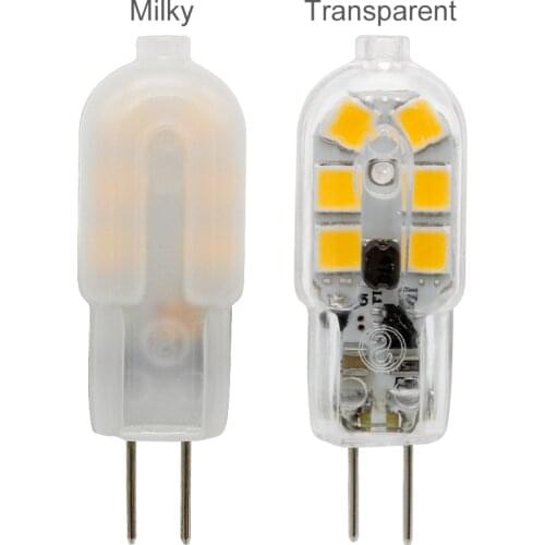 Mini led G4 lamp, 3W, CA, CC, 12V, SMD 2835, bed LED bulb or transparent bulb, car reading lamp, 12 led