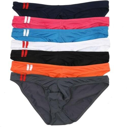 New Bresthable Mens Underwear Sexy Briefs Gay Homme Panties Low Rise Underpants Bikini Penis Pouch Jockstraps Cueca Mens Briefs