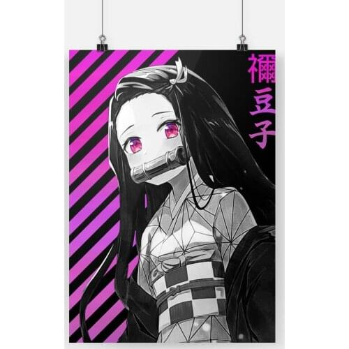 Demon Slayer Nezuko Anime Poster Canvas Painting Wall Art Decor Living Room Bedroom Study Home Decoration Prints
