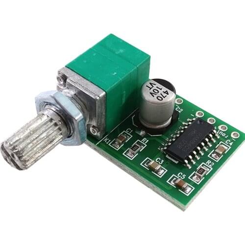 Mini PAM8403 DC 5V 2 Canal USB Digital Audio Amplifier 2* 3W Volume Control Potentiometer