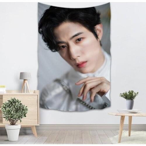 Custom GOT7 Mark Wall Tapestry Wall Hanging Tarot Custom Tapestry Plant Tapestry Mandala Home Decor More Large Size 0519