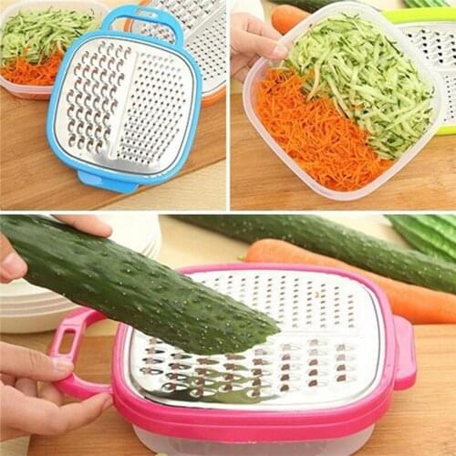 1 PC Adjustable Stainless Steel Vegetable Slicer Carrot Grater Potato Cutter Kitchen Vegetable Fruit Tools