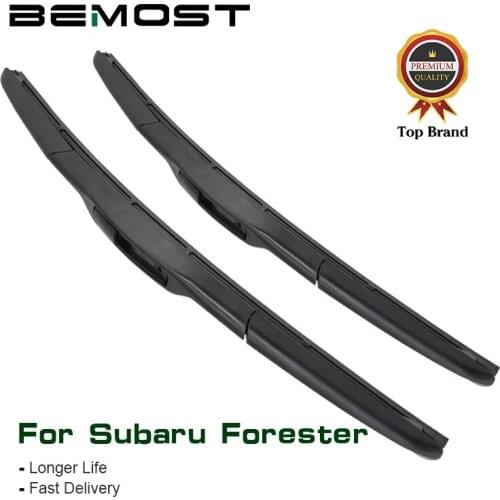 BEMOST Car Front Windscreen Wiper Blades For Subaru Forester Fit Hook Arms Model Year From 1997 To 2018 Car Accessories Styling