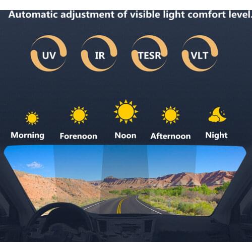 SUNICE VLT20/50% Black Car Sunshade Vinyl Sun Control Film Nano Ceramic Film Car Home Window Tint 99%Anti-UV 60"x20"