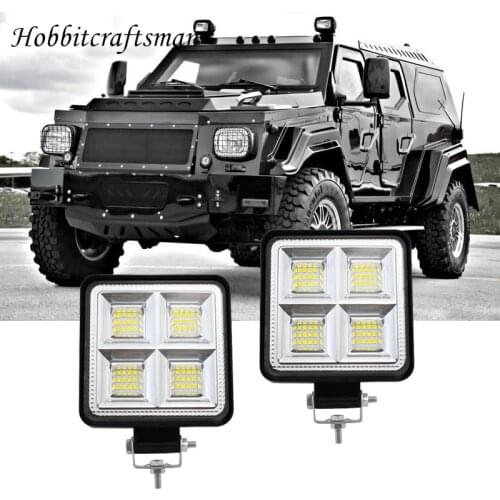 Led light bar Led bar 12*4 Led car light For 4x4 led bar offroad SUV ATV Tractor Boat Trucks Excavator 12V 24V work light