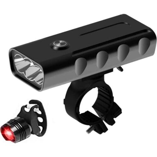 Bike Light Set,Rechargeable Bicycle Lights,Cycle Lights 2400 Lumens,IPX5 Waterproof Bike Lights,Headlights for Bicycles